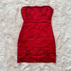 BCBG Cocktail Dress Mini Strapless